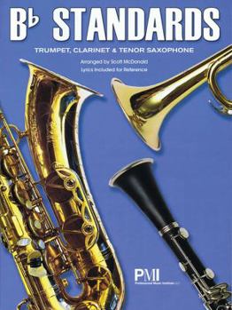Paperback BB Standards: Trumpet, Clarinet & Tenor Saxophone Book