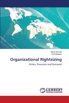Paperback Organizational Rightsizing Book