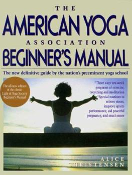 Paperback American Yoga Association Beginner's Manual Book