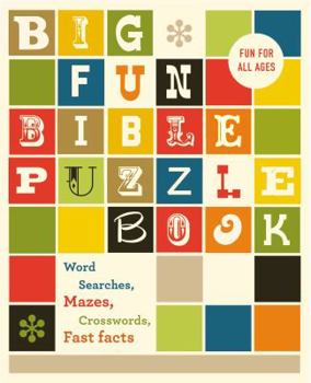 Paperback Big Fun Bible Puzzle Book