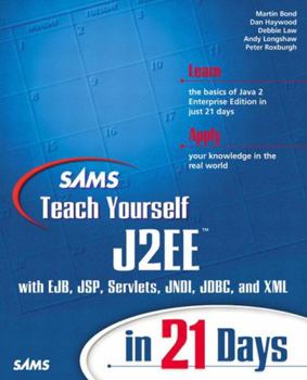 Paperback Sams Teach Yourself J2EE in 21 Days Book