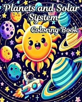 Paperback Planets and Solar System Coloring Book: Easy Space and Planets Coloring Pages for Kids Book
