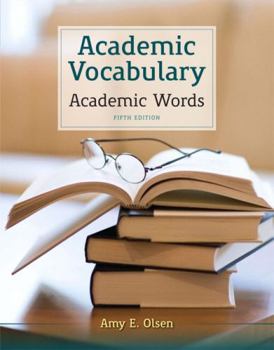 Paperback Academic Vocabulary: Academic Words Book