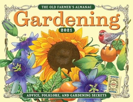 Calendar The Old Farmer's Almanac Gardening Calendar: Advice, Folklore, and Gardening Secrets Book