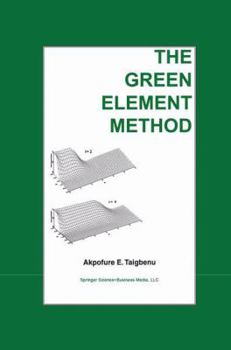 Hardcover The Green Element Method Book