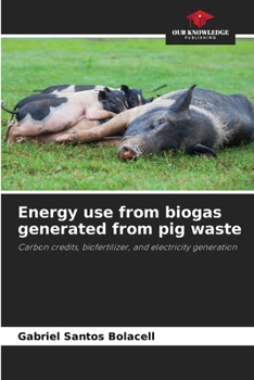 Paperback Energy use from biogas generated from pig waste Book
