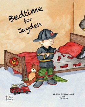 Paperback Bedtime for Jayden: Dyslexic Inclusive Book