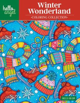 Paperback Hello Angel Winter Wonderland Coloring Collection Book
