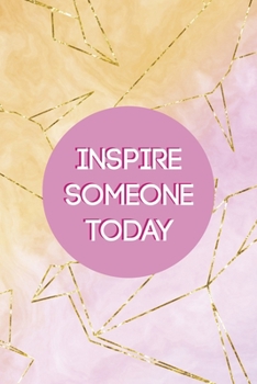 Inspire Someone Today: Origami Notebook Journal Composition Blank Lined Diary Notepad 120 Pages Paperback Yellow Pink