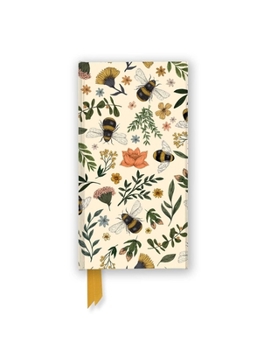 Jade Mosinski: Garden Bees (Foiled Slimline Journal) (Flame Tree Slimline Journals)