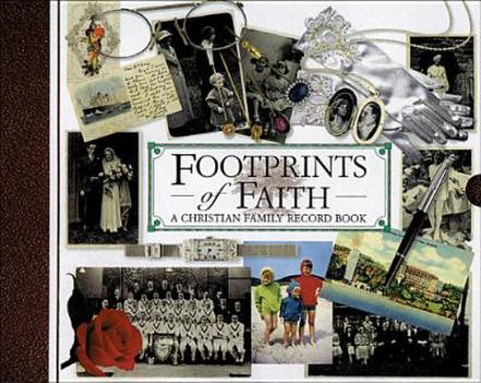 Hardcover Footprints of Faith: A Christian Family Record Planner Book