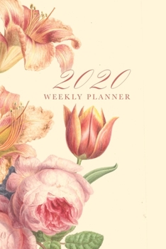 2020 Planner: 2020-2021 Weekly and Monthly Planner for Women - Motivational Quotes - Agenda Schedule - Spring Flower