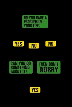 Paperback Notizbuch: Problem L?sung Keine Sorge Dont Worry Geschenk 120 Seiten, 6X9 (Ca. A5), Karomuster [German] Book