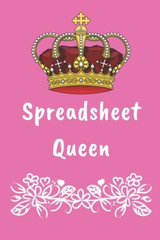 Paperback Spreadsheet Queen: MonthlyPlanner - Cute Notebook For Data Analyst Behavioral Analysis - Funny Data Analyst ornament Book