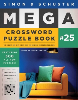 Paperback Simon & Schuster Mega Crossword Puzzle Book #25 Book