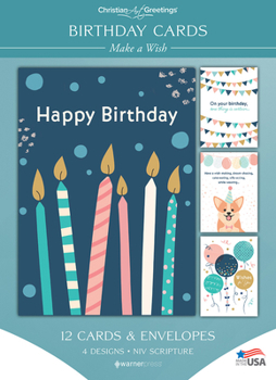 Misc. Boxed Cards - Birthday - Make a Wish Book
