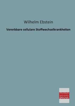 Paperback Vererbbare Cellulare Stoffwechselkrankheiten [German] Book