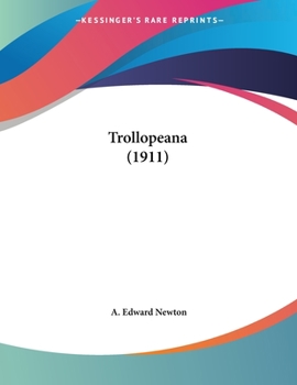 Paperback Trollopeana (1911) Book