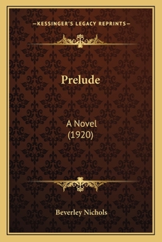 Paperback Prelude: A Novel (1920) Book
