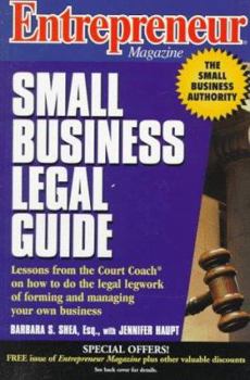 Hardcover Entrepreneur Magazine: Small Business Legal Guide Book