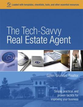 Paperback The Tech-Savvy Real Estate Agent [With CDROM] Book