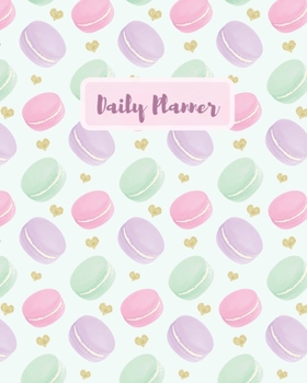 Paperback Daily Planner: My Planner Featuring Cute Macaroons - Macaroon Notebook Journal - Organize Your Every Day Book