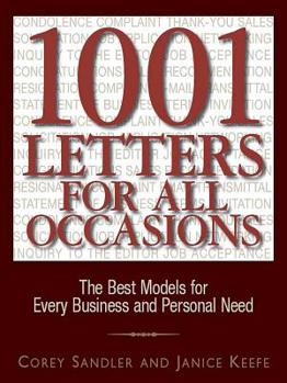 Paperback 1001 Letters for All Occasions: The Best Models for Every Business and Personal Need Book