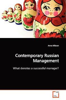 Paperback Contemporary Russian Management Book