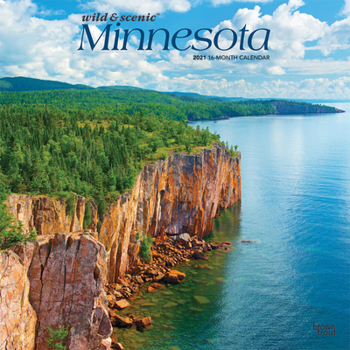 Calendar Minnesota Wild & Scenic 2021 Square Book