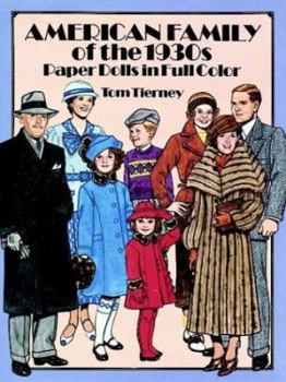 Paperback American Family of the 1930s Paper Dolls Book