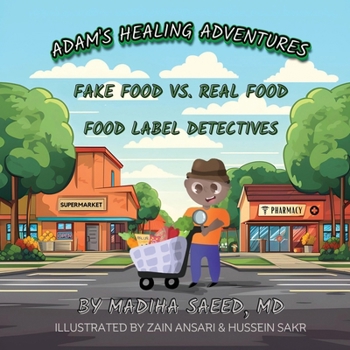 Paperback Adam's Healing Adventures: Fake Food vs Real Food Book