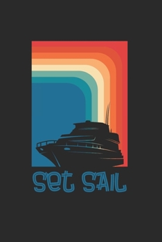 Notizbuch: Segeln A5 Notebook Segelboot auf Wasser retro vintage I Geschenk für Segler I Schreibheft oder Tagebuch liniert I Notizheft mit Boot (German Edition)