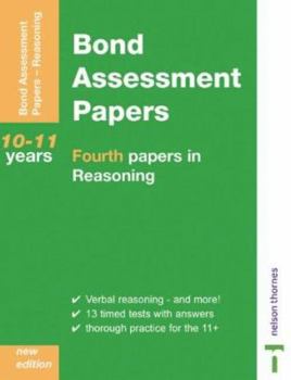 Pamphlet Bond Assessment Papers Fourth Papers in Reasoning 10-11 Years Book