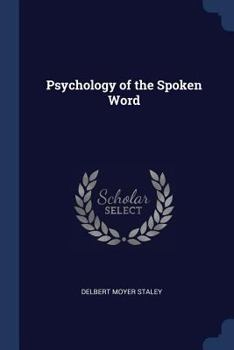 Paperback Psychology of the Spoken Word Book