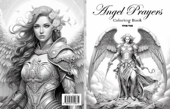 Paperback Angel Prayers Coloring Book