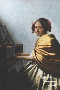Johannes Vermeer Schrift: Zittende Vrouw aan het Virginaal | Artistiek Dagboek voor Aantekeningen | Stijlvol Notitieboek | Ideaal Voor School, Studie, Recepten of Wachtwoorden