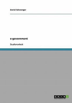 Paperback e-government [German] Book