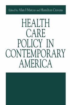 Paperback Health Care Policy in Contemporary America Book