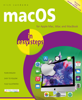 Paperback macOS in Easy Steps: Illustrated Using macOS Ventura Book