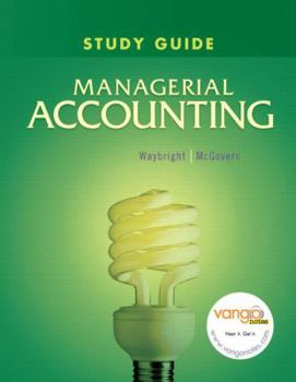 Paperback Managerial Accounting Book