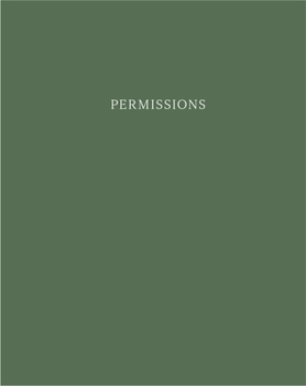 Hardcover Permissions Book