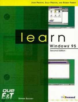 Paperback Learn Windows 95 [With CD-ROM] Book