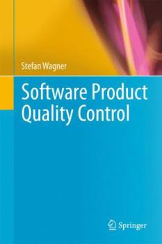 Hardcover Software Product Quality Control Book