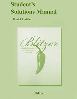 Paperback College Algebra: Student's Solutions Manual: An Early Functions Approach Book