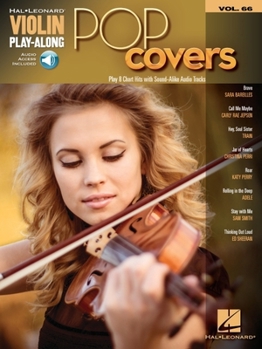 Paperback Pop Covers Violin Play-Along Volume 66 Book/Online Audio Book