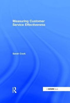 Hardcover Measuring Customer Service Effectiveness Book