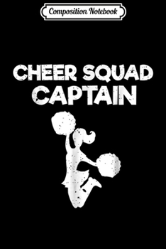 Paperback Composition Notebook: Cheer Squad Captain Cheerleading Journal/Notebook Blank Lined Ruled 6x9 100 Pages Book