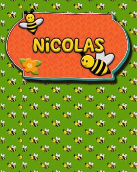 Paperback Handwriting Practice 120 Page Honey Bee Book Nicolas: Primary Grades Handwriting Book K-2 Book