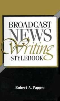 Paperback Broadcast News Writing Stylebook Book