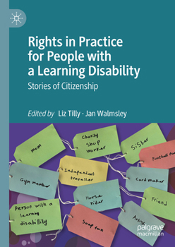Hardcover Rights in Practice for People with a Learning Disability: Stories of Citizenship Book
